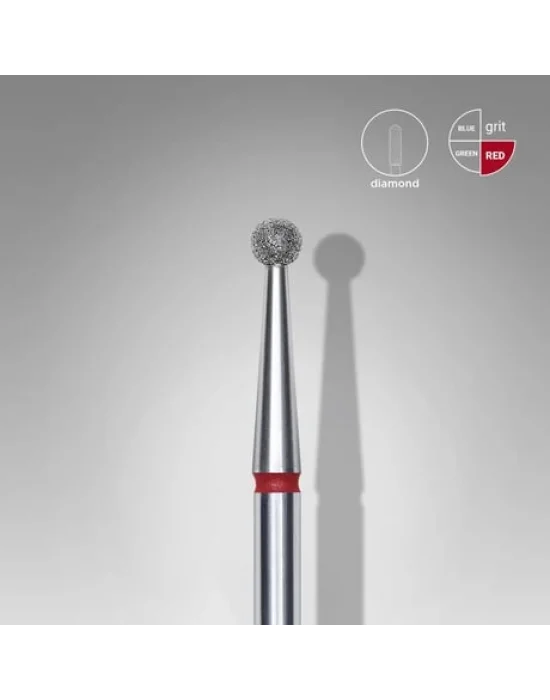 Elmas Küre Freze, Kırmızı, Çap 2,5 mm