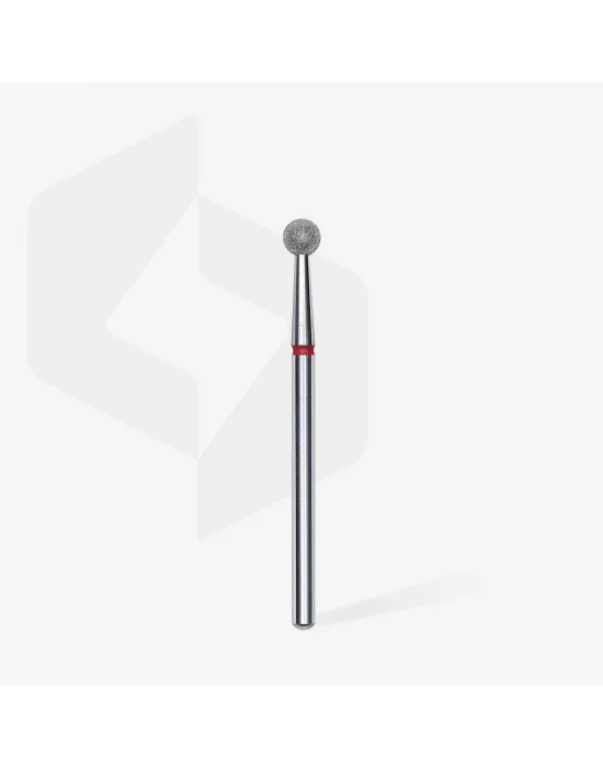 Elmas Küre Freze, Kırmızı, Çap 4 mm