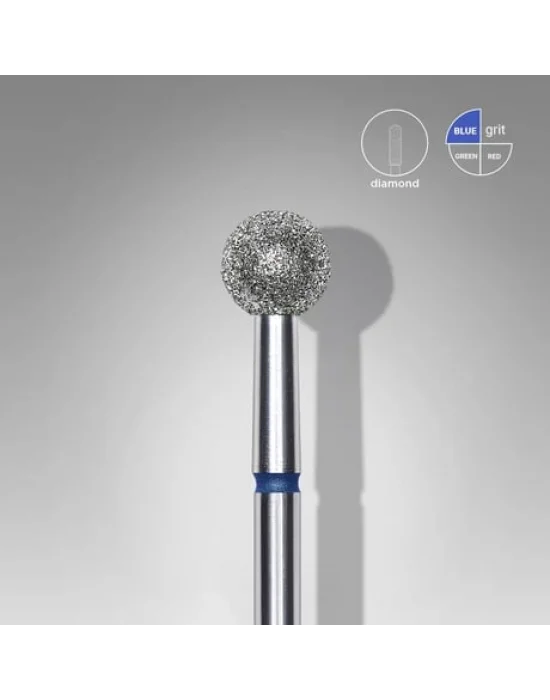 Elmas Küre Freze, Mavi, Çap 5 mm