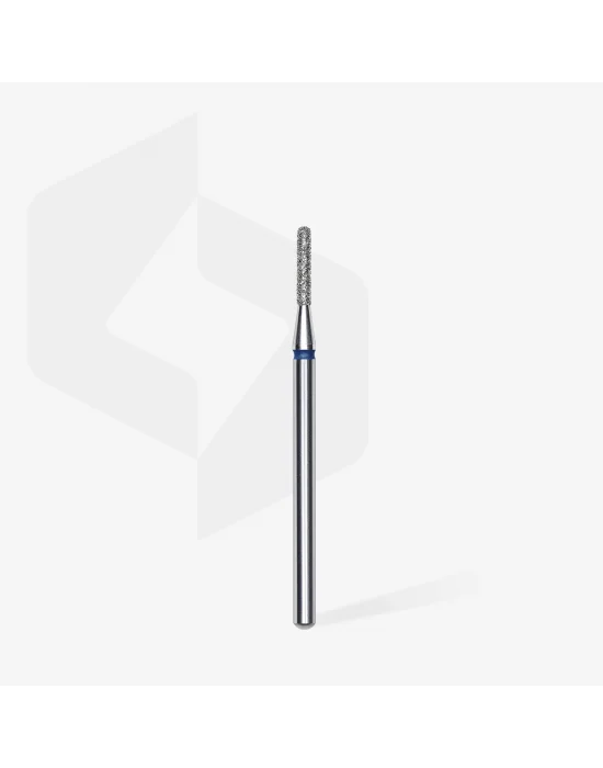 Elmas Yuvarlanmış Silindir Freze, Mavi, Çap 1,4 mm, Çalışma Kısmı 8 mm