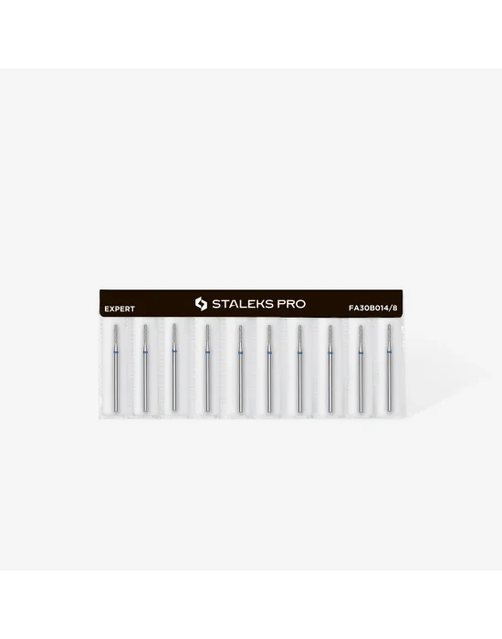 Elmas Yuvarlanmış Silindir Freze, Mavi, Çap 1,4 mm, Çalışma Kısmı 8 mm
