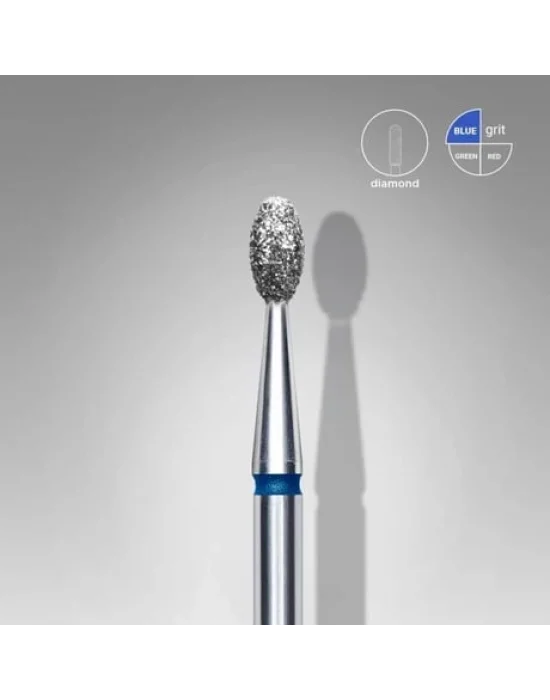 Elmas Zeytin Freze EXPERT, Mavi, Çap 2,5 mm, Çalışma Kısmı 5 mm