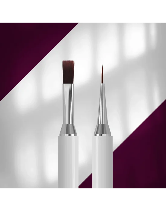 Exclusive çift taraflı jel fırçası 10 mm / liner 10 mm