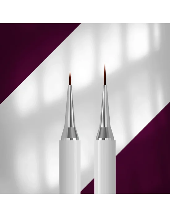 Exclusive çift taraflı liner 7 mm / jel fırçası 12 mm