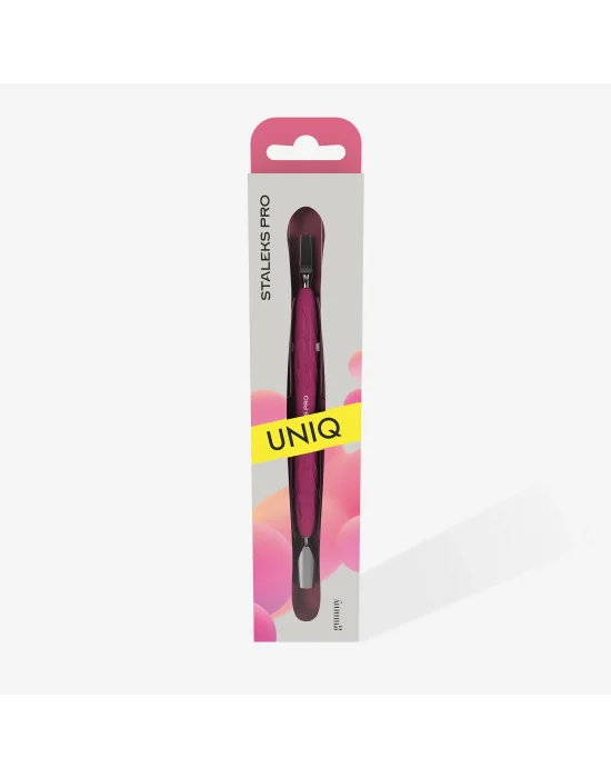 Gummy UNIQ 10 TYPE 5 Silikon Saplı Tırnak Eti İtici (Dar Yuvarlak İtici + Geniş Düz Bıçak)