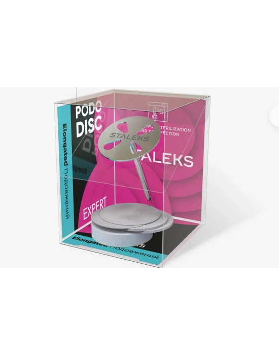 PODODISC STALEKS PRO M Pedikür Disk (20 mm), 180 Grit Törpüler Set Ile (5 Adet)