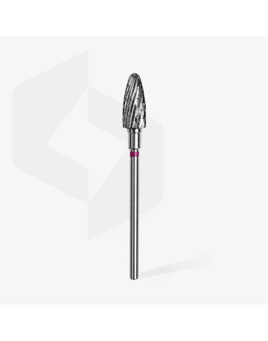 Sert Alaşım Mısır Freze, Mor, Çap 6 mm / Çalışma Kısmı 14 mm