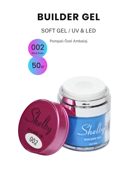 SHELBY 02 - 50 Gr. YENİ POMPALI BUILDER GEL