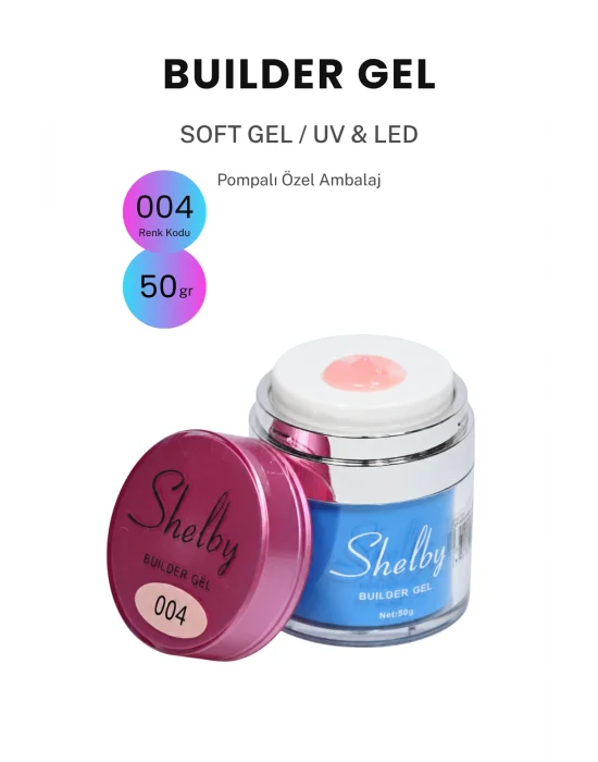 SHELBY 04 - 50 Gr. YENİ POMPALI BUILDER GEL