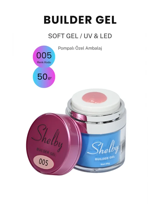 SHELBY 05 - 50 Gr. YENİ POMPALI BUILDER GEL