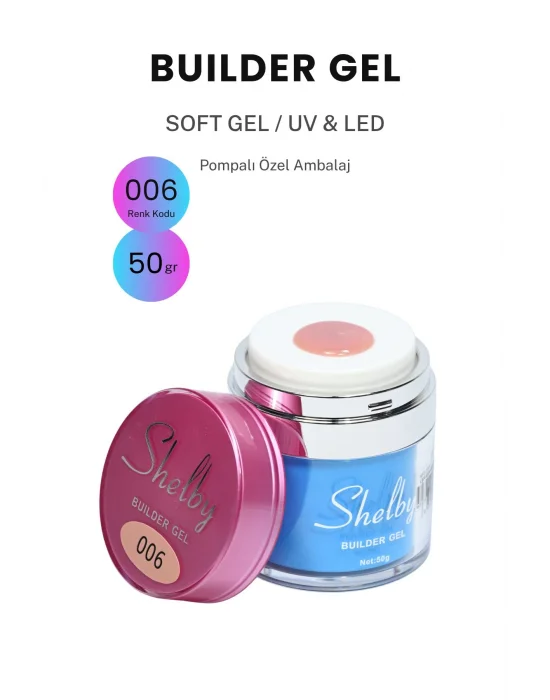 SHELBY 06 - 50 Gr. YENİ POMPALI BUILDER GEL