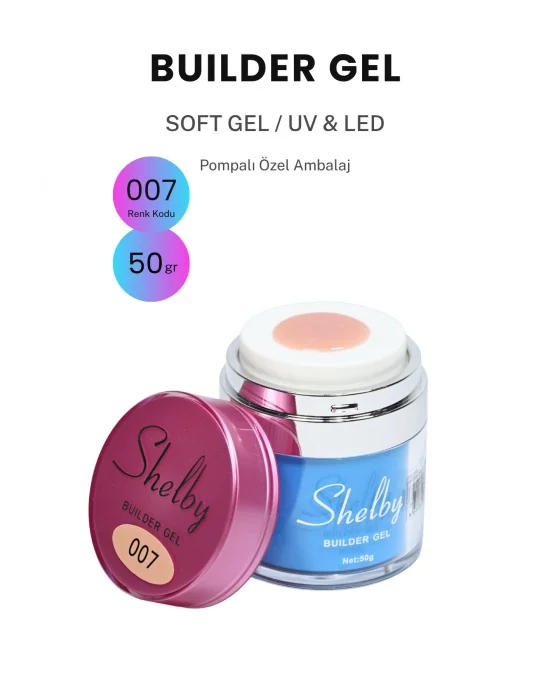 SHELBY 07 - 50 Gr. YENİ POMPALI BUILDER GEL