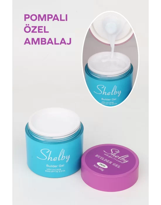 SHELBY 09 - 50 Gr .POMPALI SOFT SİMLİ BUILDER GEL