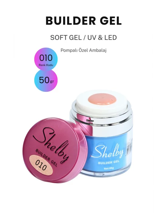 SHELBY 10 - 50 Gr. YENİ POMPALI BUILDER GEL
