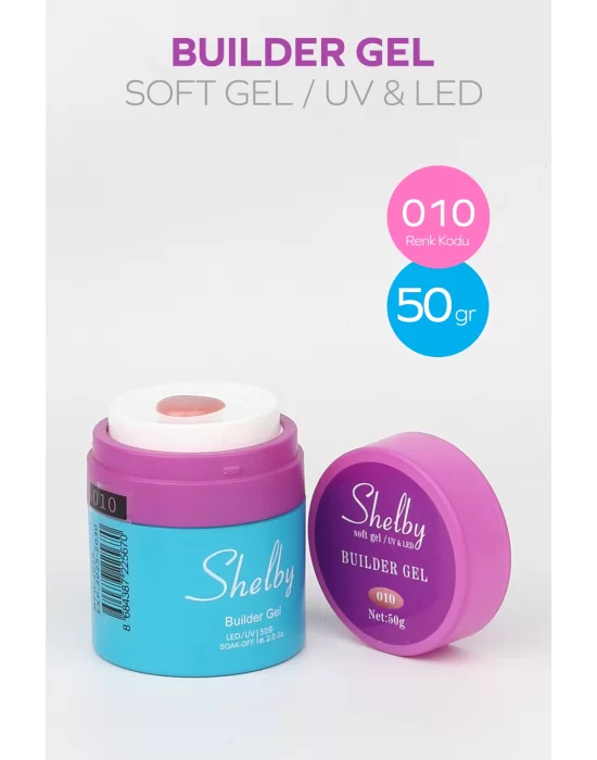 SHELBY 10 - 50 Gr. POMPALI SOFT SİMLİ BUILDER GEL