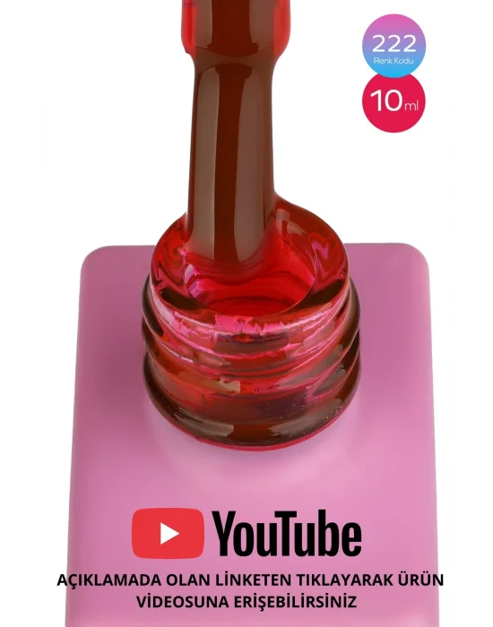 SHELBY 10 ML. A222 CANDY (Şeffaf) KALICI OJE