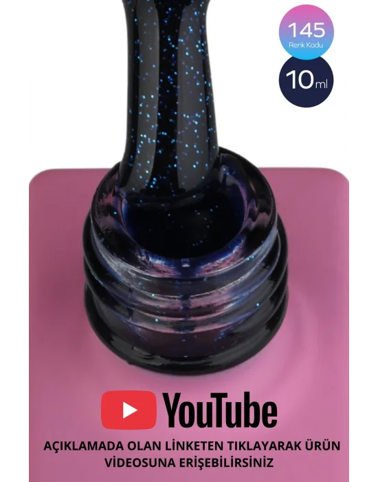 SHELBY 10 ML. A145 RENKLİ IŞILTILI KALICI OJE