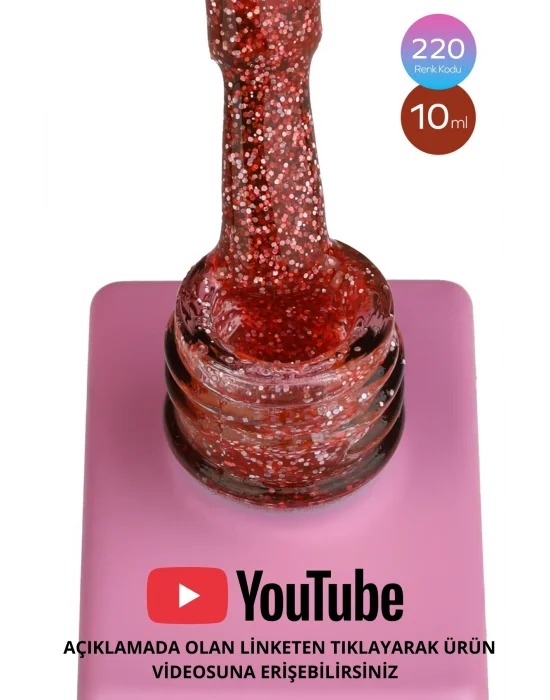 SHELBY 10 ML. A220 IŞILTILI RENKLİ KALICI OJE