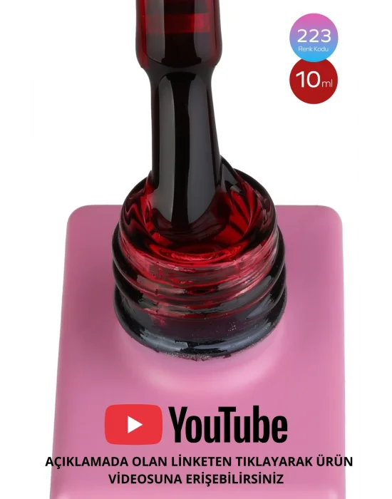 SHELBY 10 ML. A223 CANDY (Şeffaf) KALICI OJE