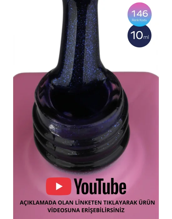 SHELBY 10 ML. A146 RENKLİ IŞILTILI KALICI OJE