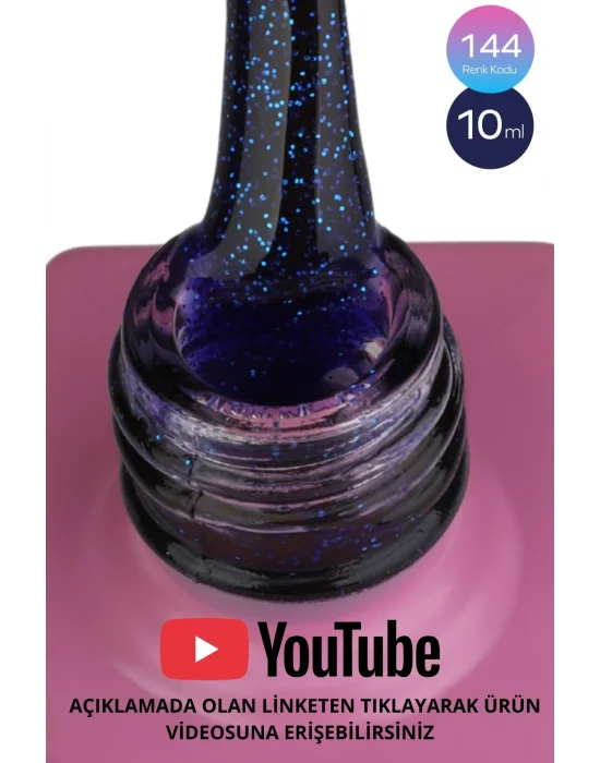 SHELBY 10 ML. A144 RENKLİ IŞILTILI KALICI OJE