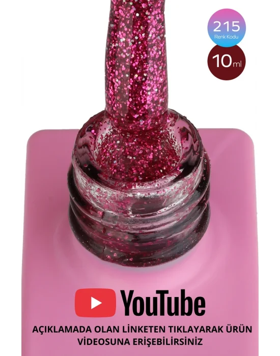 SHELBY 10 ML. A216 IŞILTILI RENKLİ KALICI OJE