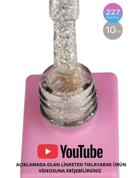 SHELBY 10 ML. A227 IŞILTILI RENKLİ KALICI OJE