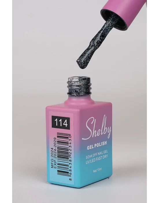 SHELBY 10 ML. A114 IŞILTILI NUDE RENK KALICI OJE