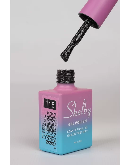 SHELBY 10 ML. A115 IŞILTILI NUDE RENK KALICI OJE