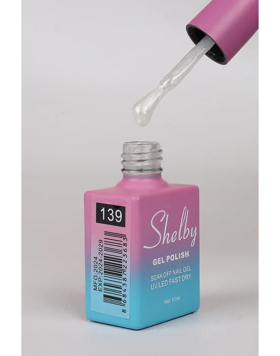 SHELBY 10 ML. A139 İNCİ TOZU KROM KALICI OJE