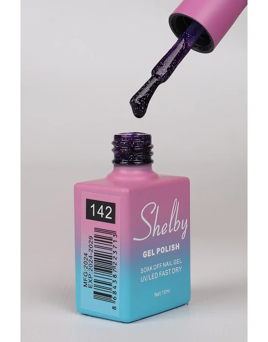SHELBY 10 ML. A142 RENKLİ IŞILTILI KALICI OJE