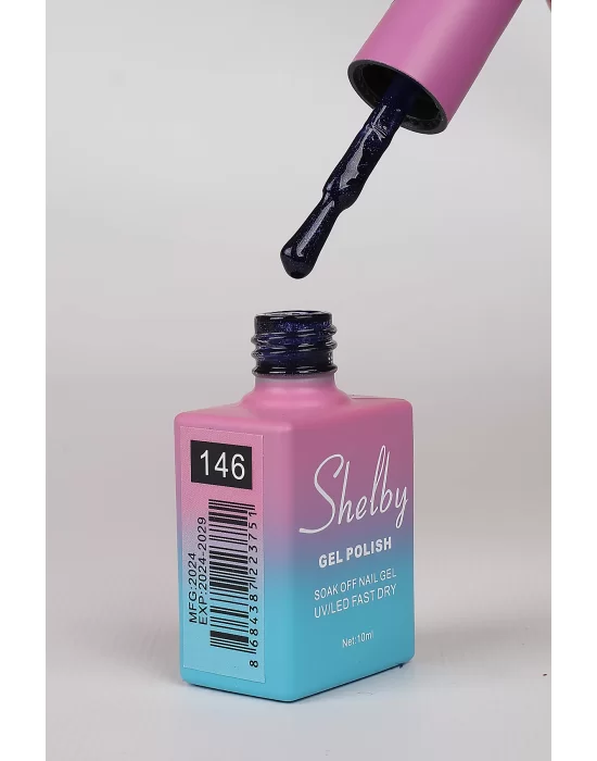 SHELBY 10 ML. A146 RENKLİ IŞILTILI KALICI OJE