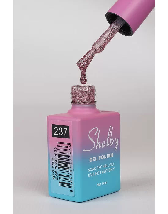 SHELBY 10 ML. A237 IŞILTILI RENKLİ KALICI OJE