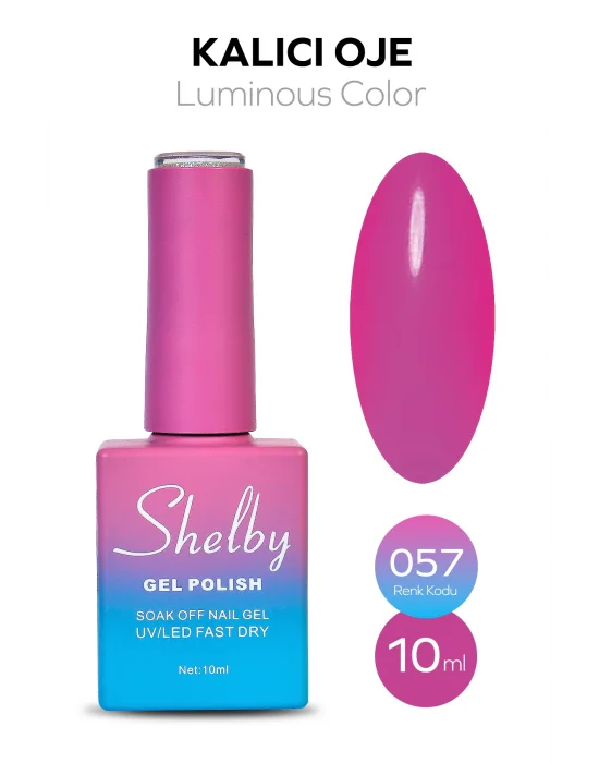 SHELBY 10 ML. A057 LUMINOUS PARLAK KALICI OJE