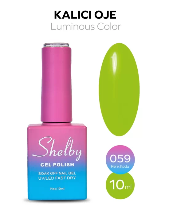 SHELBY 10 ML. A059 LUMINOUS PARLAK KALICI OJE