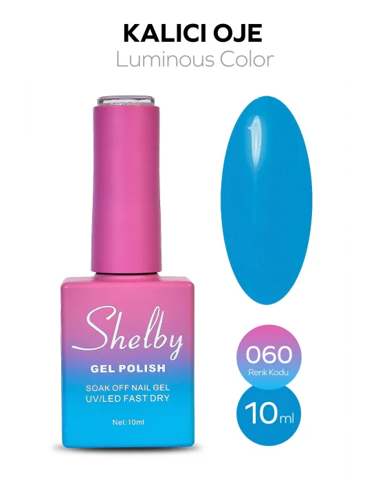 SHELBY 10 ML. A060 LUMINOUS PARLAK KALICI OJE