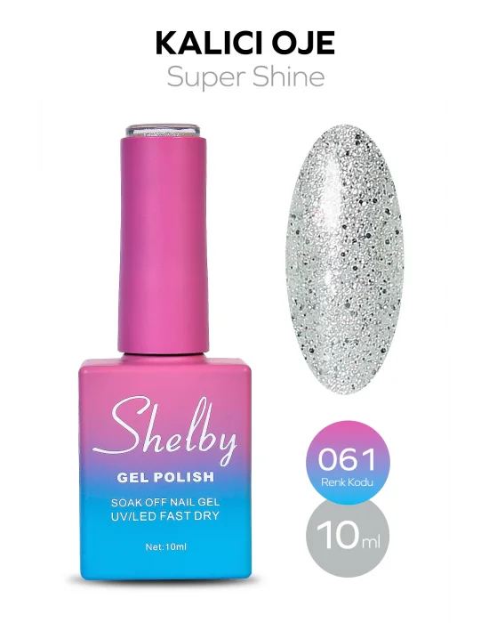 SHELBY 10 ML. A061 SÜPER IŞILTILI KALICI OJE