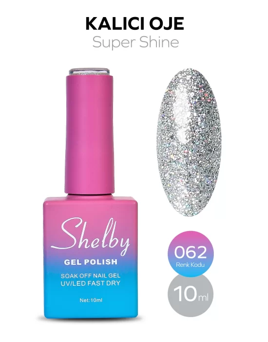 SHELBY 10 ML. A062 SÜPER IŞILTILI KALICI OJE