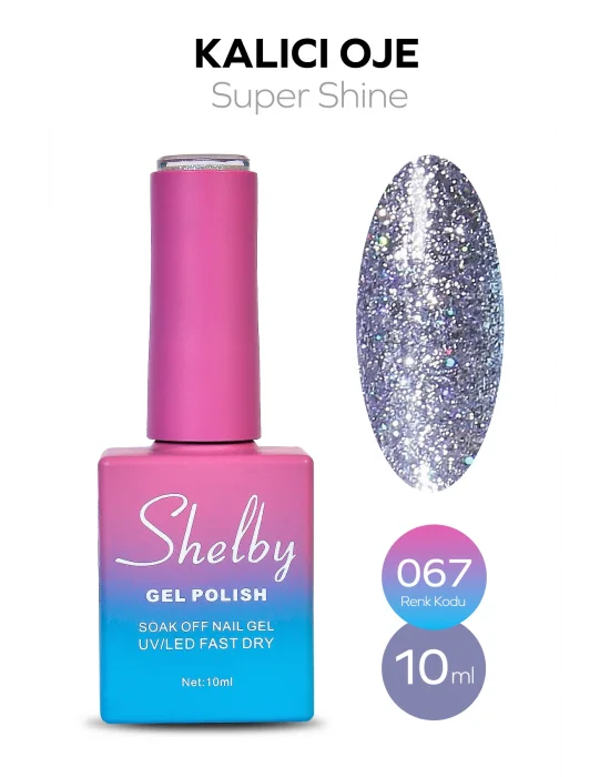 SHELBY 10 ML. A067 SÜPER IŞILTILI KALICI OJE