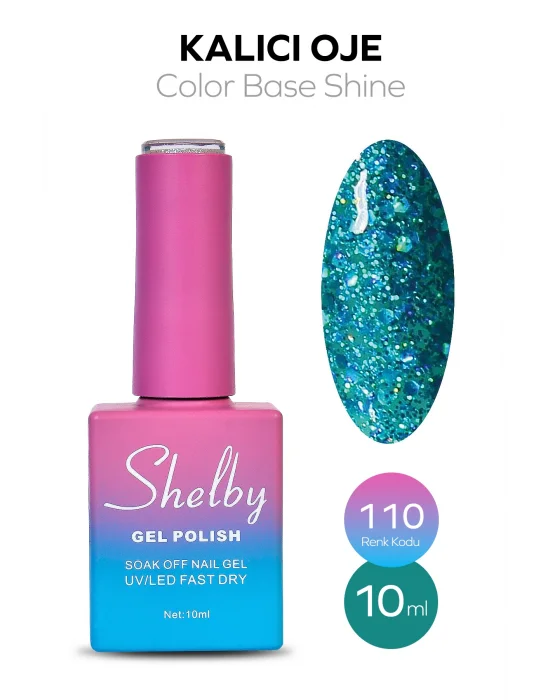 SHELBY 10 ML. A110 IŞILTILI NUDE RENK KALICI OJE