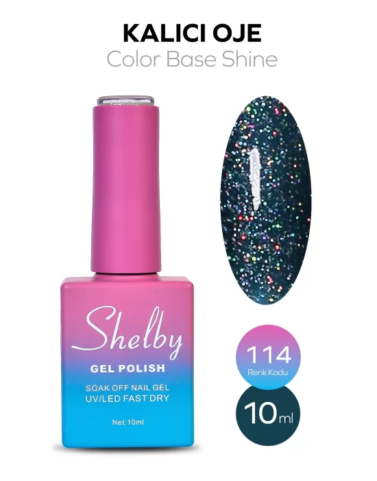 SHELBY 10 ML. A114 IŞILTILI NUDE RENK KALICI OJE