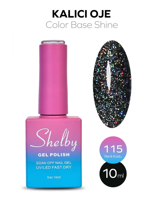 SHELBY 10 ML. A115 IŞILTILI NUDE RENK KALICI OJE