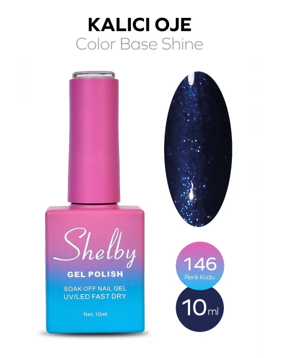 SHELBY 10 ML. A146 RENKLİ IŞILTILI KALICI OJE