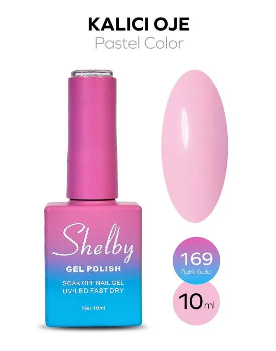 SHELBY 10 ML. A169 PASTEL RENK KALICI OJE