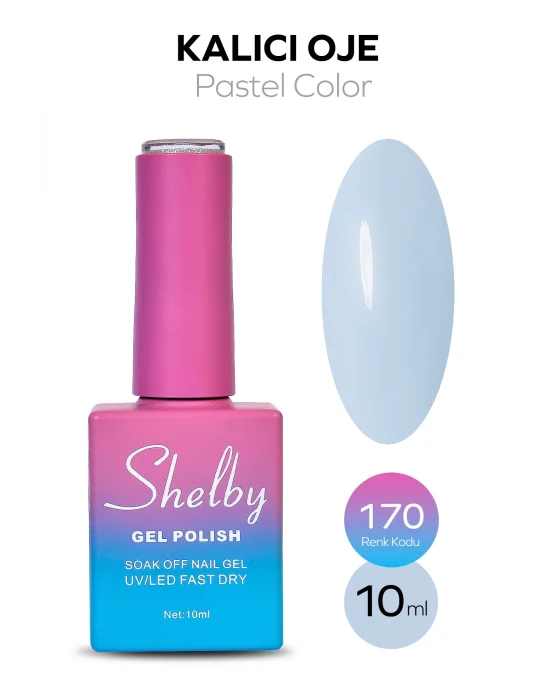 SHELBY 10 ML. A170 PASTEL RENK KALICI OJE