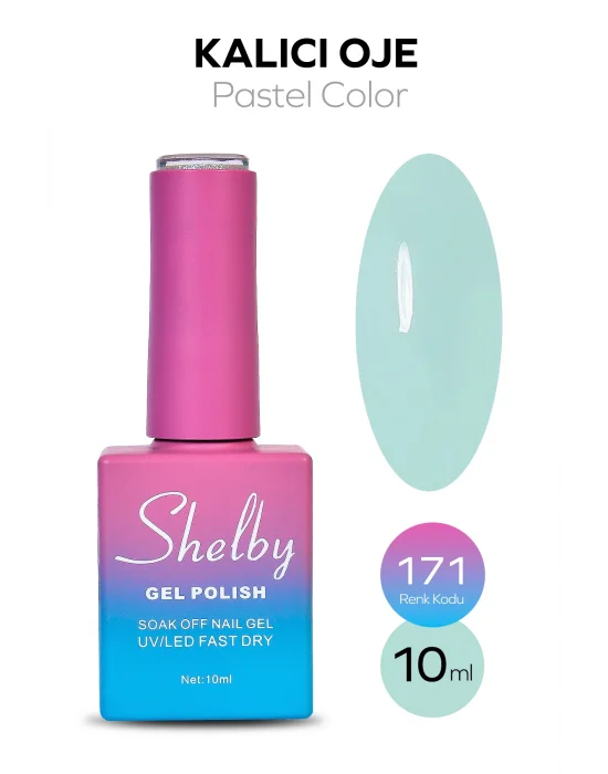SHELBY 10 ML. A171 PASTEL RENK KALICI OJE