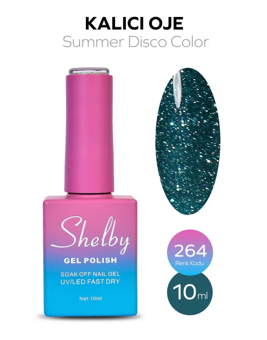 SHELBY 10 ML. A264 DİSKO YAZ RENK KALICI OJE