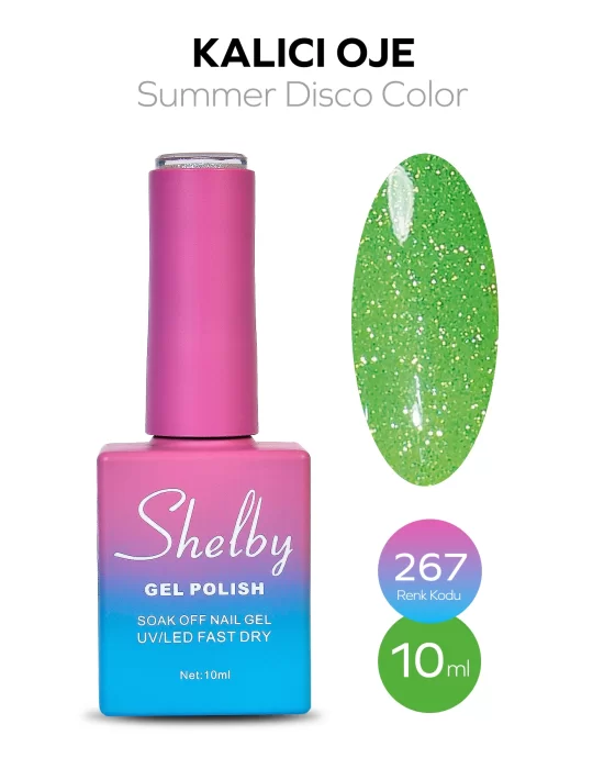 SHELBY 10 ML. A267 DİSKO YAZ RENK KALICI OJE