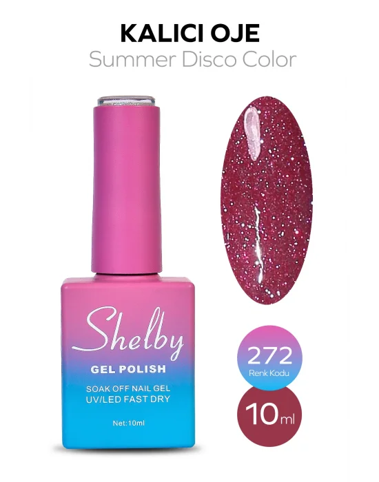 SHELBY 10 ML. A272 DİSKO YAZ RENK KALICI OJE