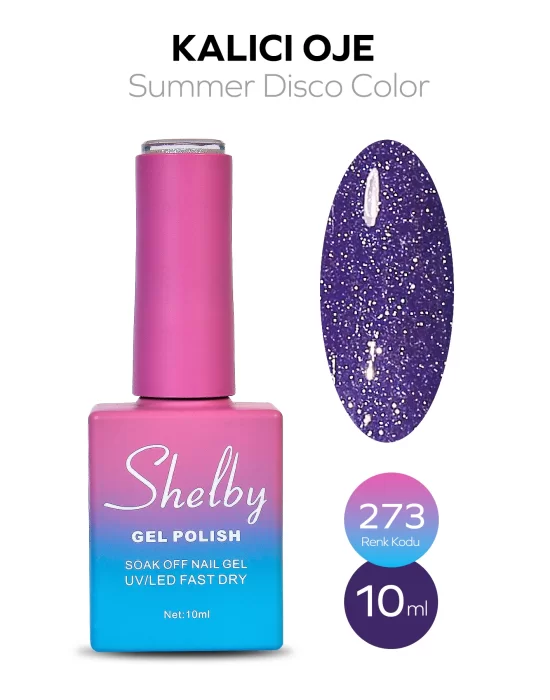 SHELBY 10 ML. A273 DİSKO YAZ RENK KALICI OJE